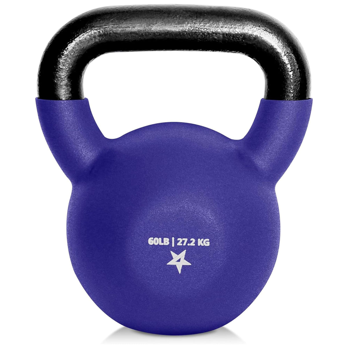 Neoprene Kettlebell with Wide Grip & Flat Base