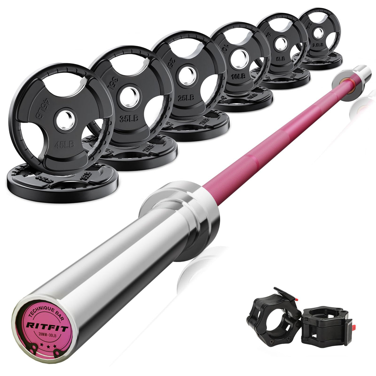 Olympic Barbell Weight Set for Full-Body Training