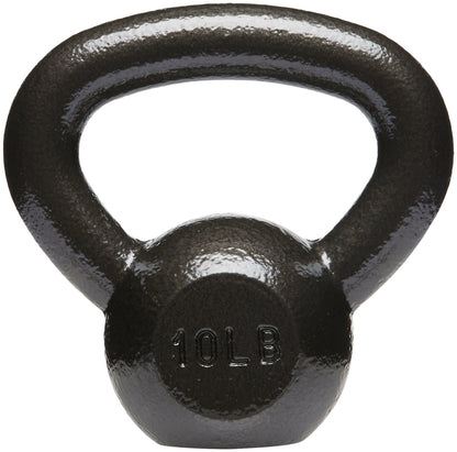 Cast Iron Kettlebell with Textured Wide Handle