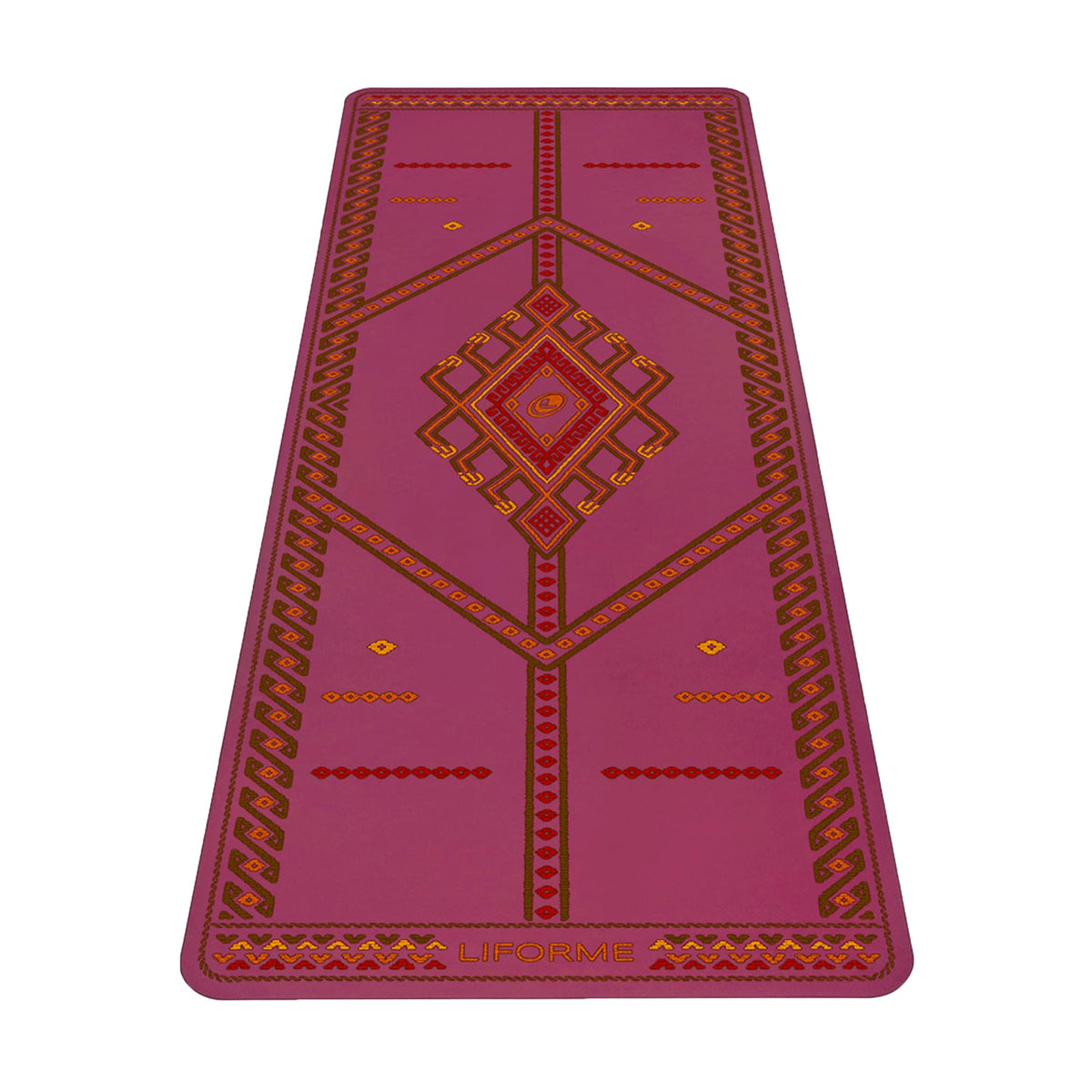 Printed Yoga Mat with Alignment Guide & High-Grip Surface