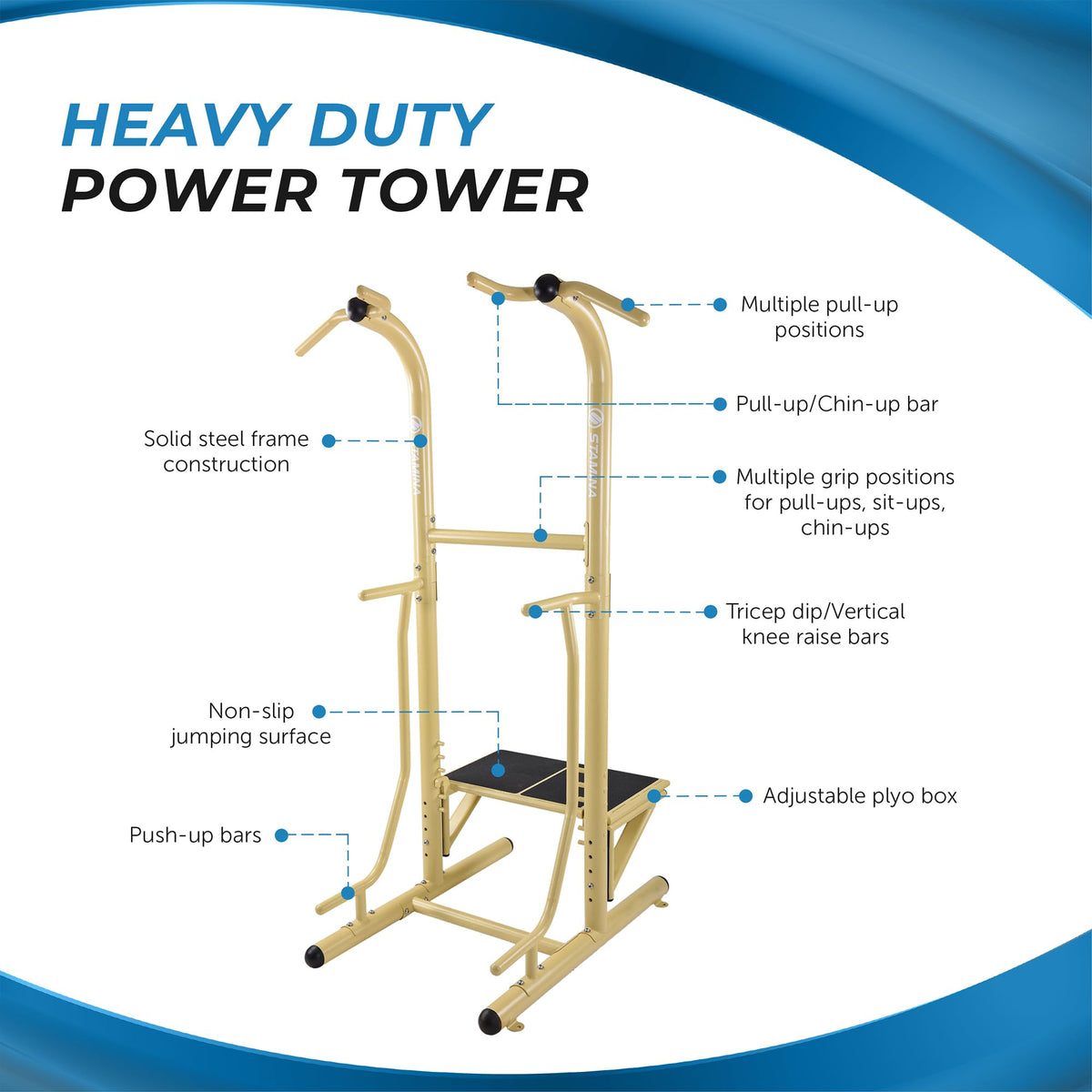 Free-Standing Pull-Up Tower for Calisthenics Training