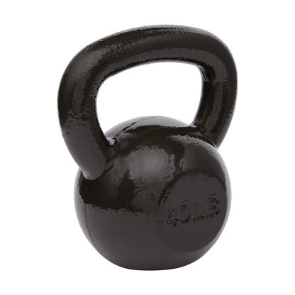 Cast Iron Kettlebell with Textured Wide Handle