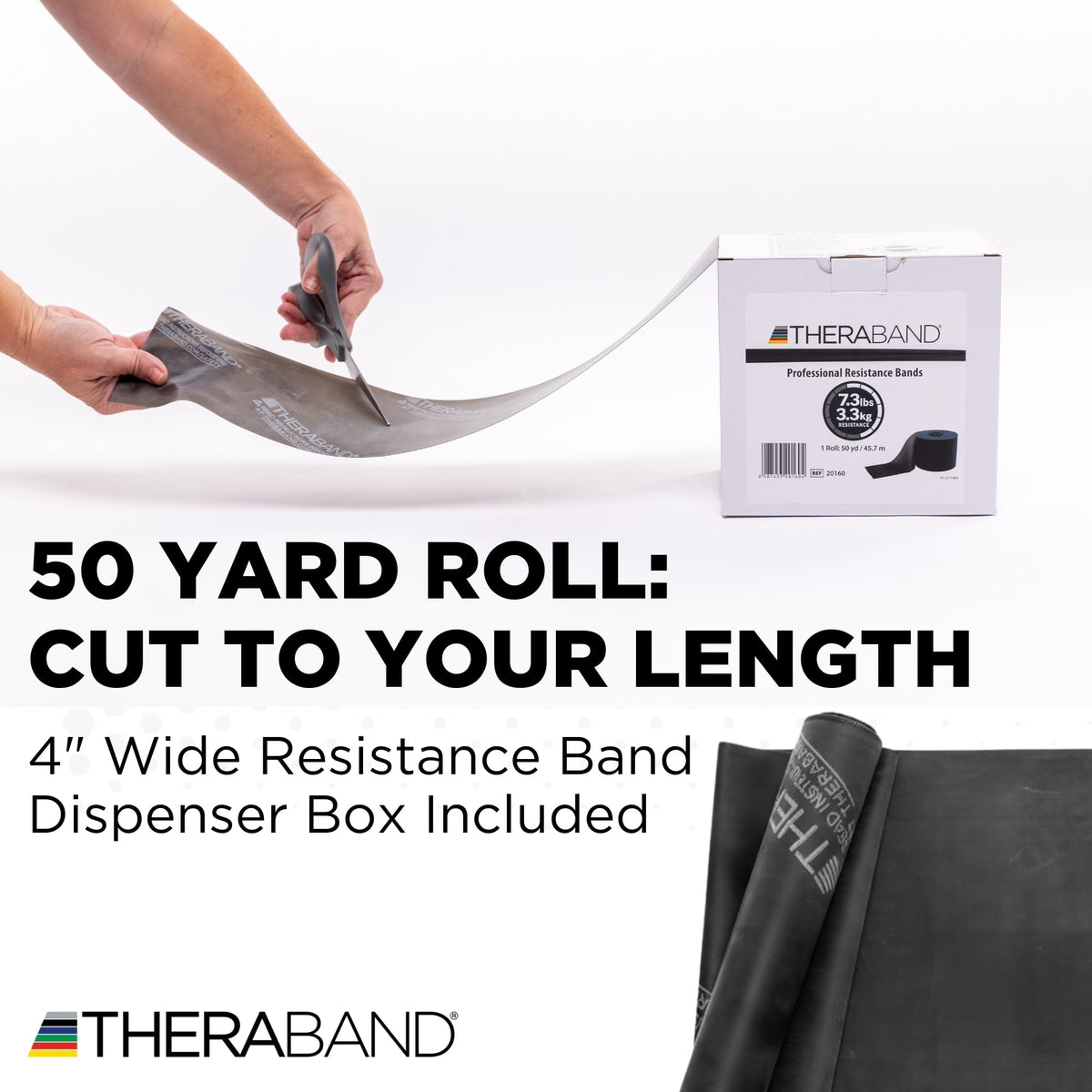 50-Yard Resistance Band Roll for Custom Training