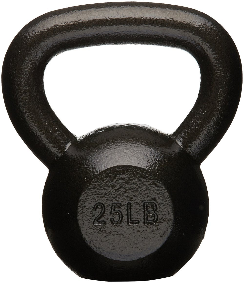 Cast Iron Kettlebell with Textured Wide Handle