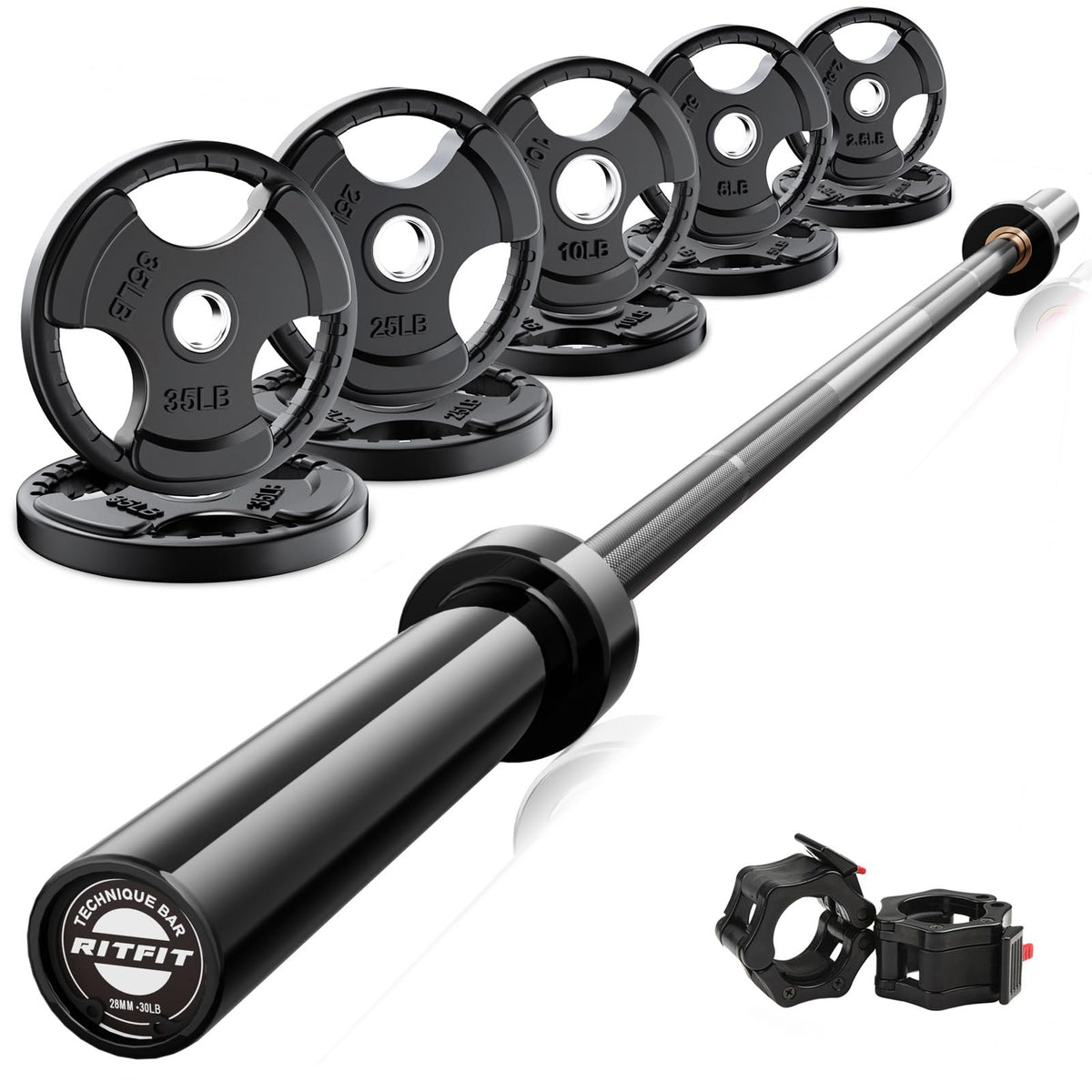 Olympic Barbell Weight Set for Full-Body Training