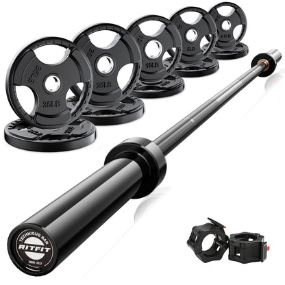 Olympic Barbell Weight Set for Full-Body Training