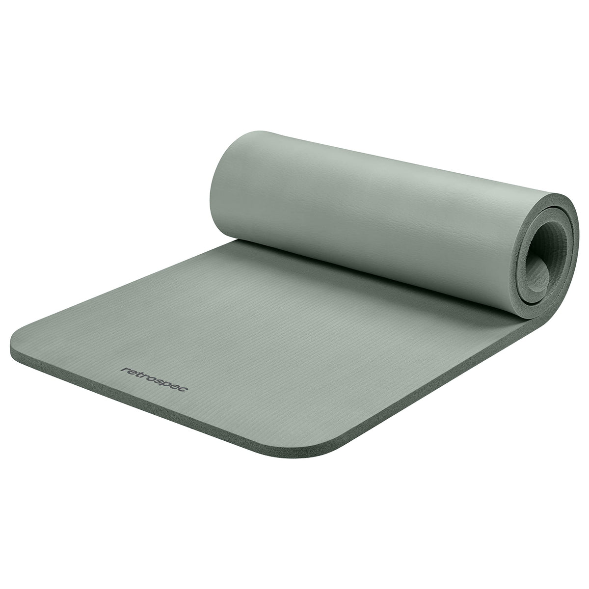 1-Inch Thick Yoga Mat with Carry Strap & Non-Slip Grip