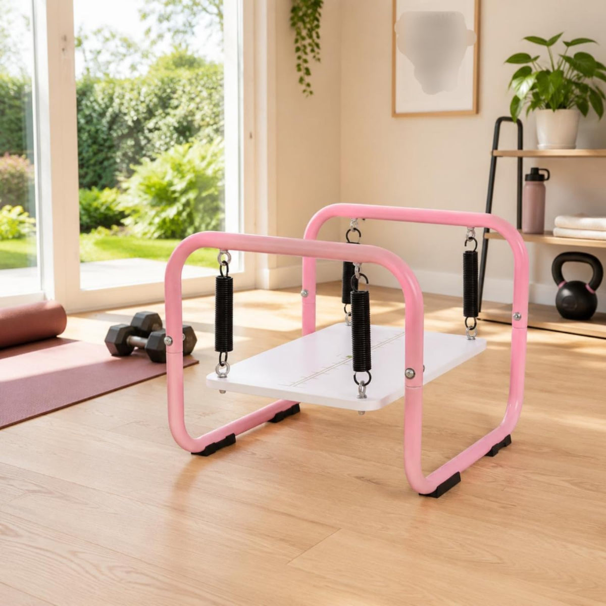 Spring-Loaded Balance Board for Strength & Stability
