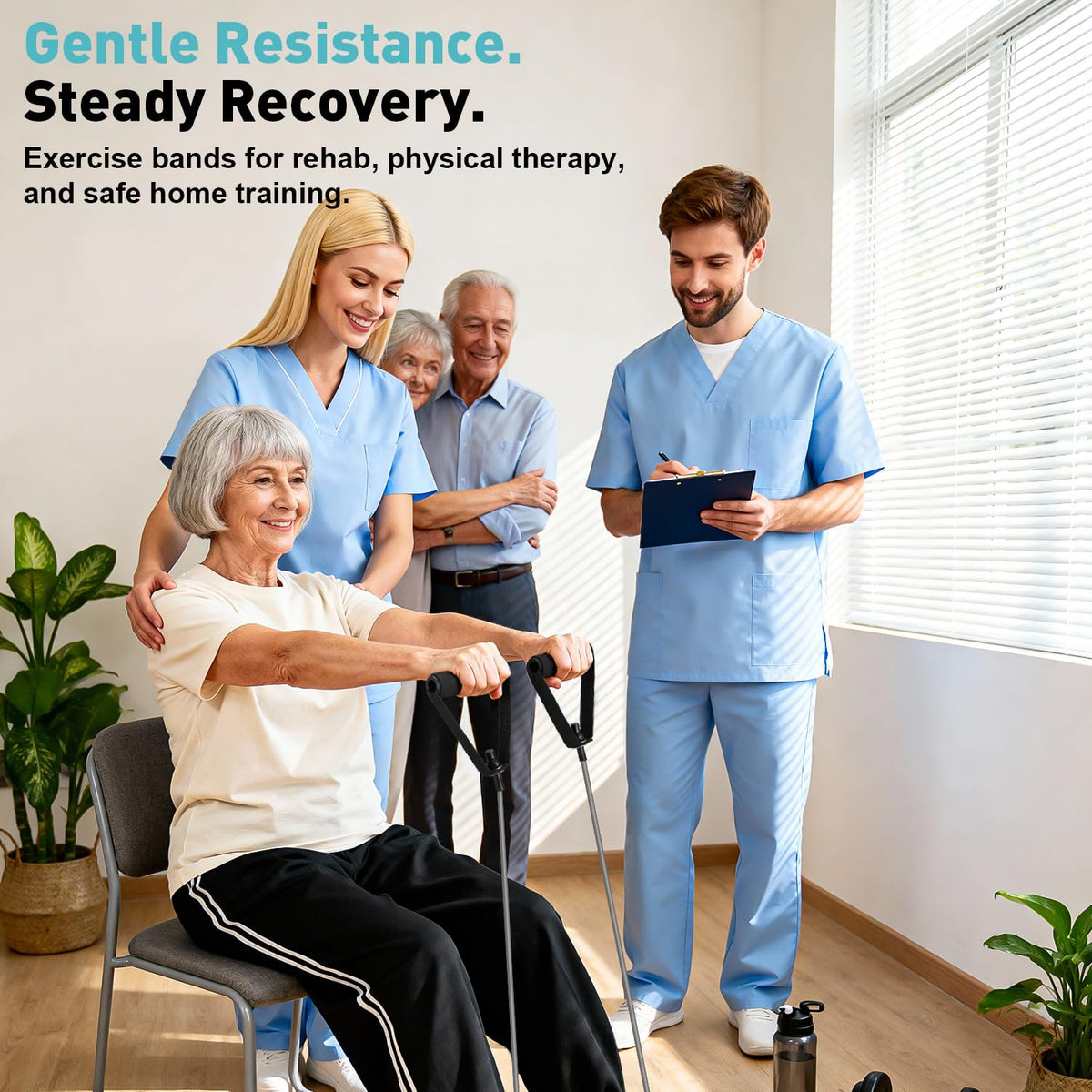 20PC Resistance Band Set for Strength & Recovery