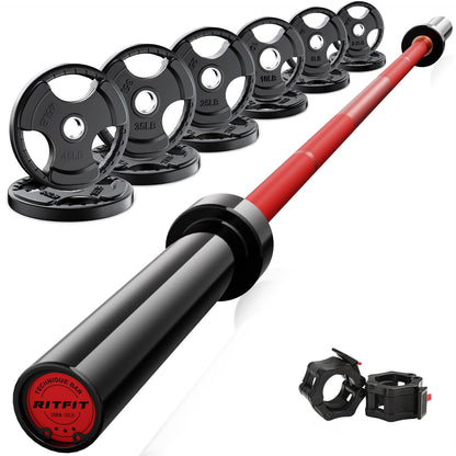 Olympic Barbell Weight Set for Full-Body Training