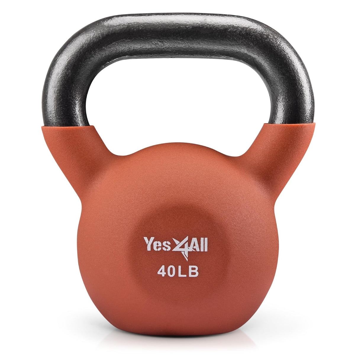 Neoprene Kettlebell with Wide Grip & Flat Base