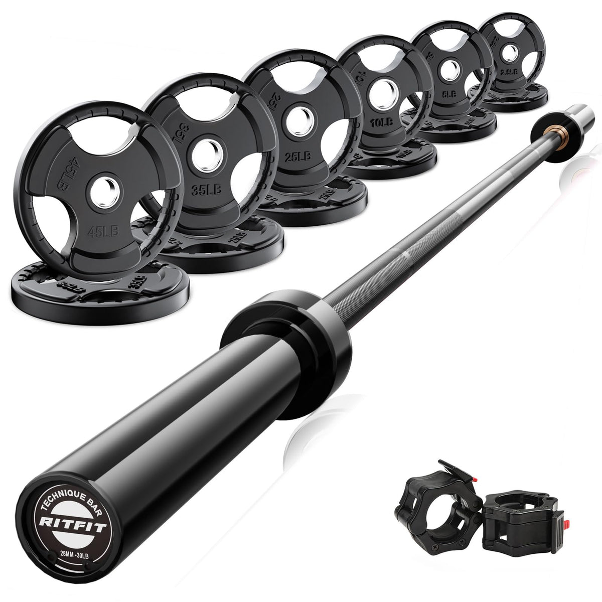 Olympic Barbell Weight Set for Full-Body Training