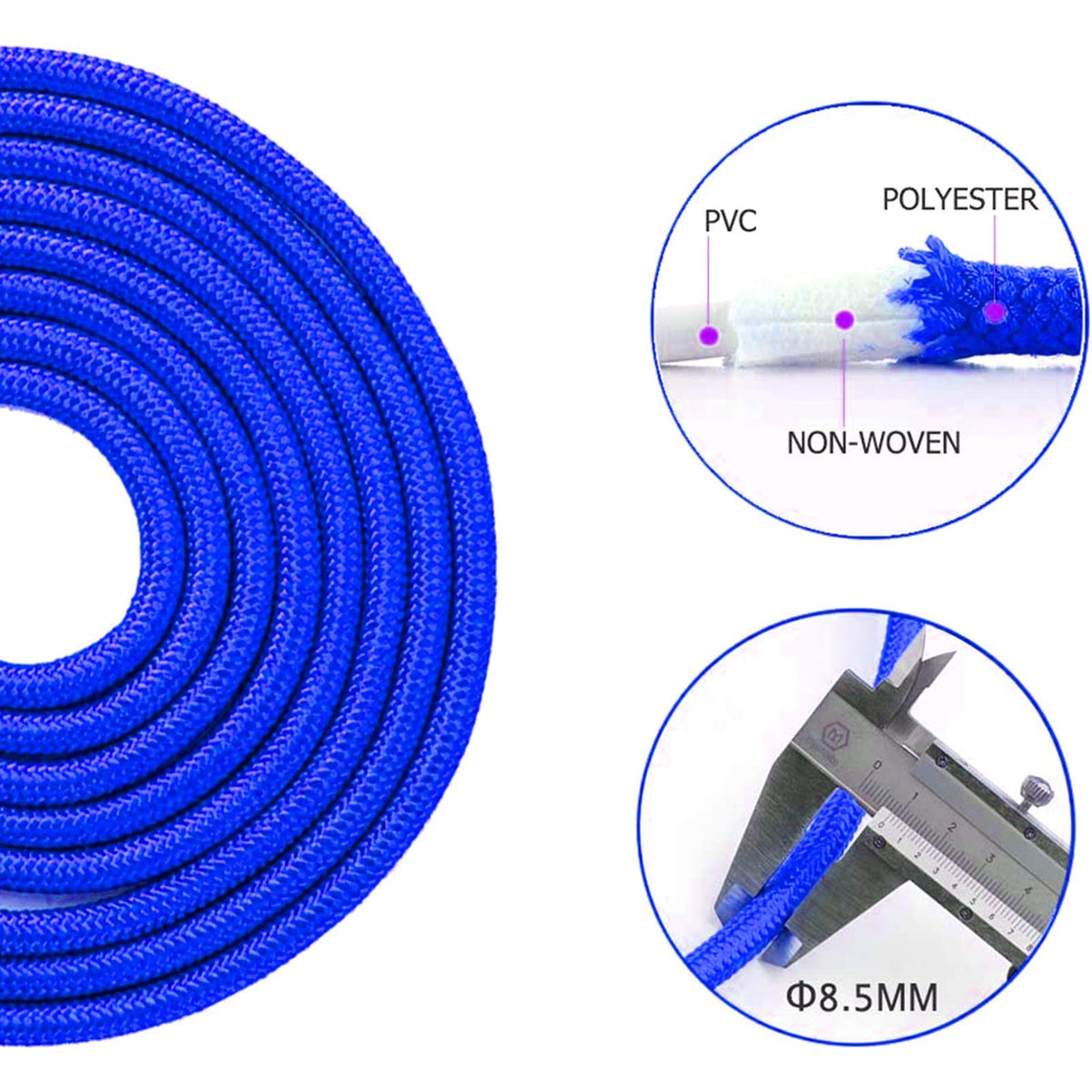 1LB Weighted Jump Rope with Tangle-Free Rotation