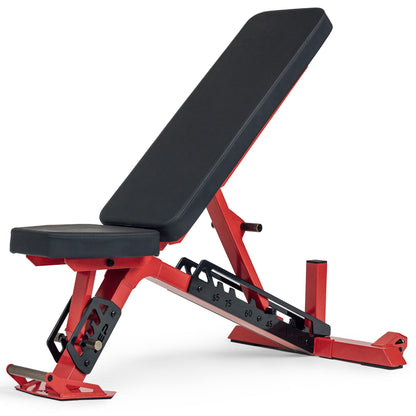 Adjustable Weight Bench with Space-Saving Fold