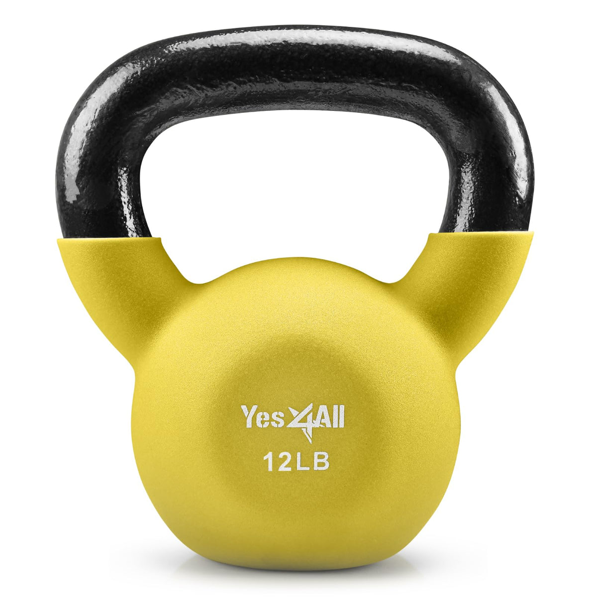 Neoprene Kettlebell with Wide Grip & Flat Base