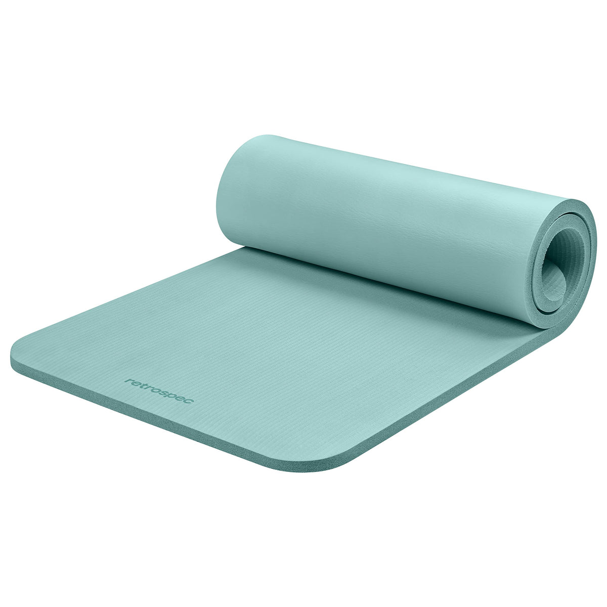 1-Inch Thick Yoga Mat with Carry Strap & Non-Slip Grip