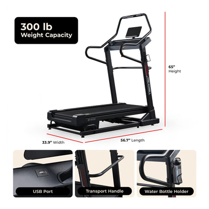 Performance Treadmill with Auto Incline & Decline