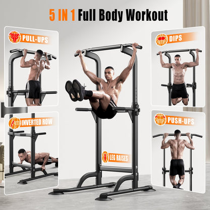 Adjustable Power Tower for Pull-Ups & Dip Training