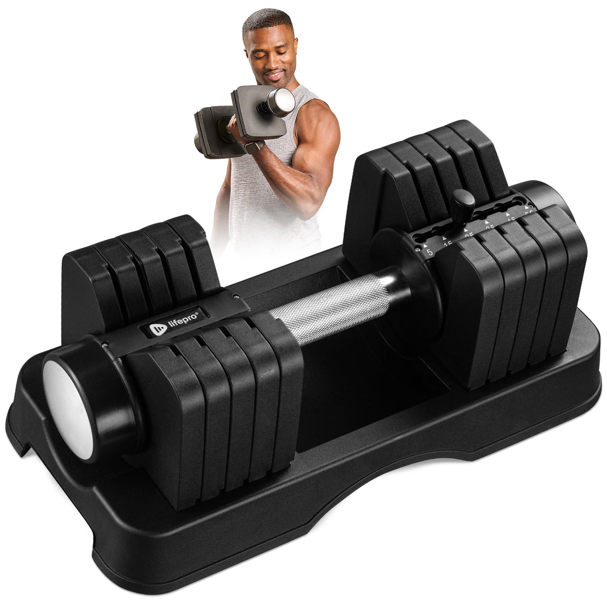 Quick-Adjust Dumbbells for Compact Home Gym Training