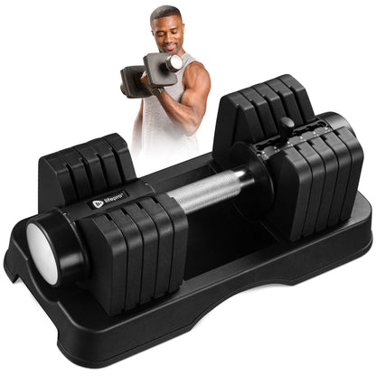 Quick-Adjust Dumbbells for Compact Home Gym Training