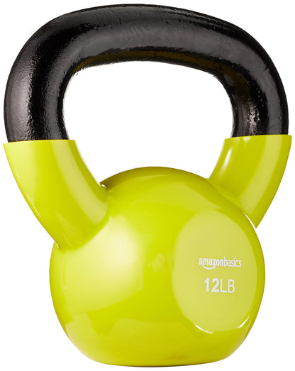 Vinyl Kettlebell with Comfortable Wide-Grip Handle