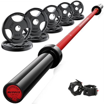 Olympic Barbell Weight Set for Full-Body Training