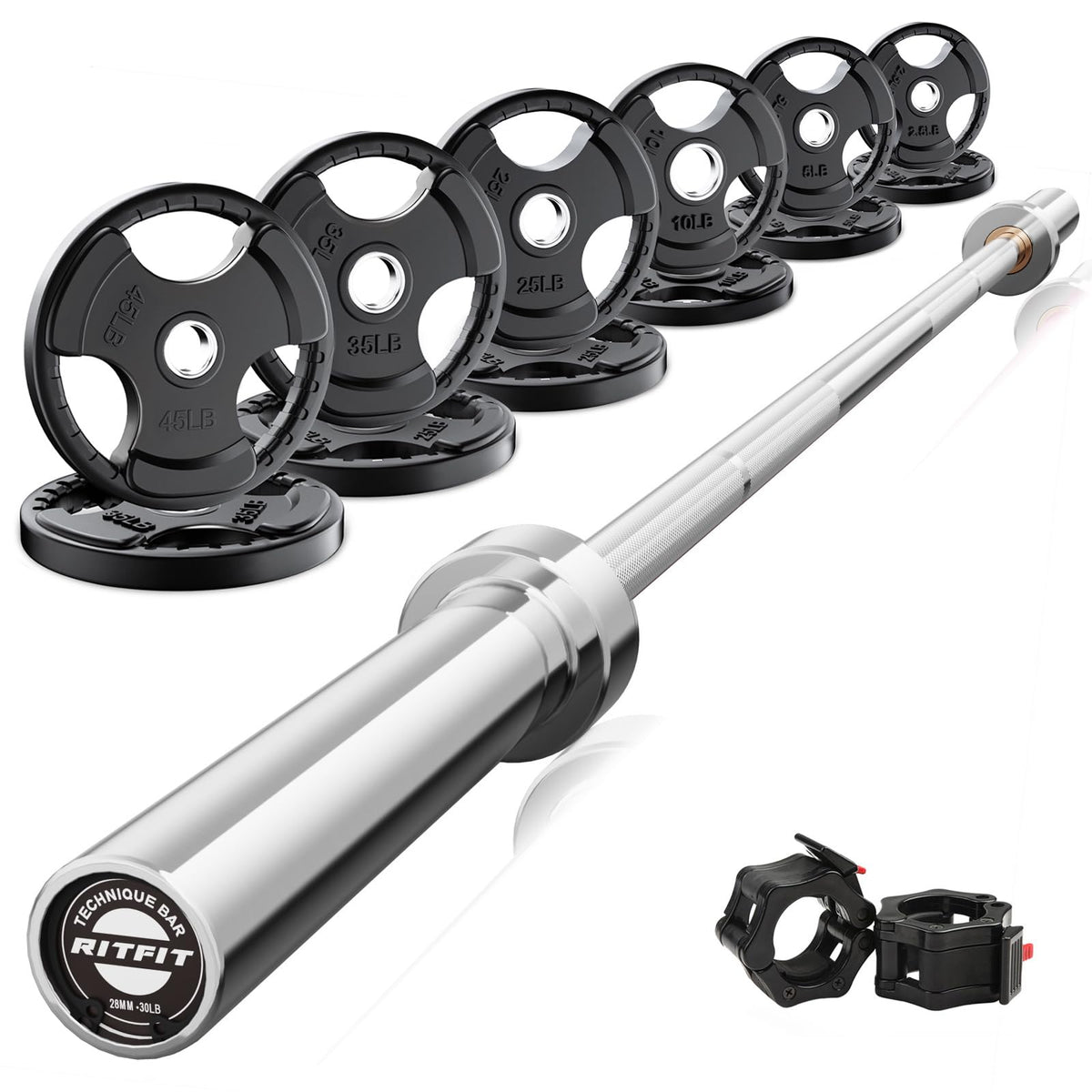 Olympic Barbell Weight Set for Full-Body Training