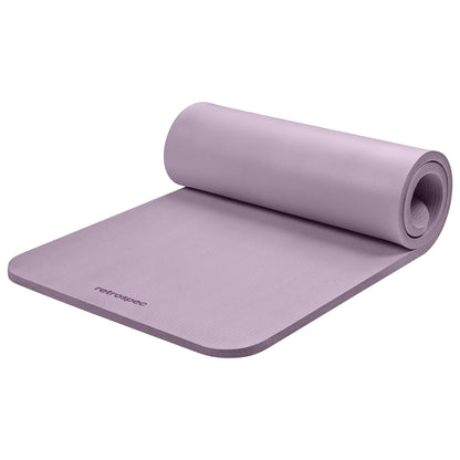 1-Inch Thick Yoga Mat with Carry Strap & Non-Slip Grip