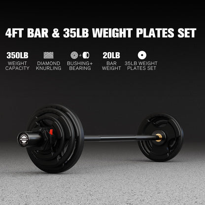 Olympic Barbell Weight Set for Full-Body Training