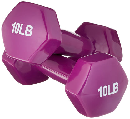 Vinyl Coated Dumbbells for Everyday Strength Training