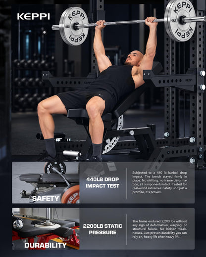 Commercial FID Weight Bench for Versatile Training
