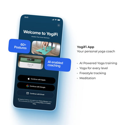 6mm Smart Yoga Mat with AI-Powered Workout Tracking