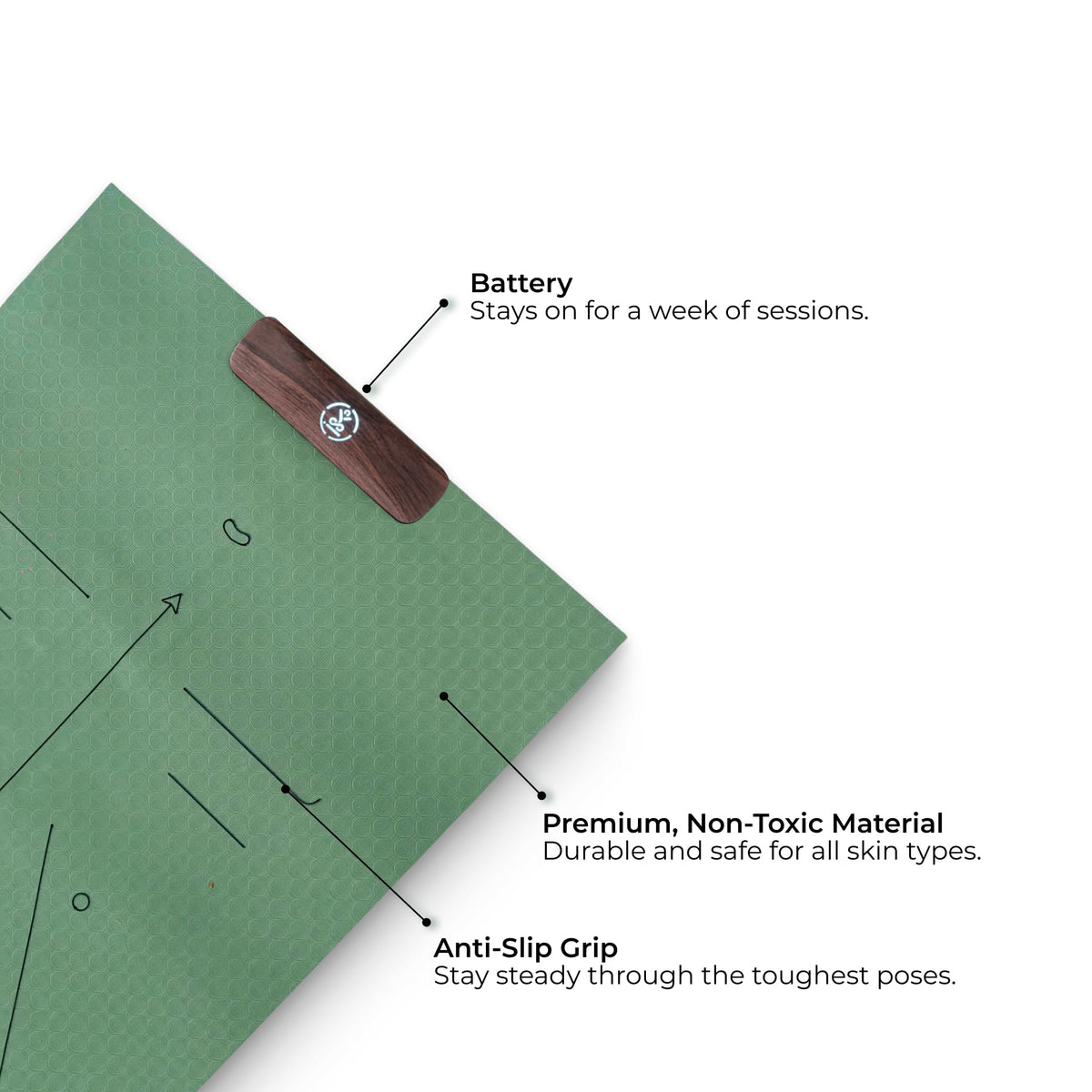 6mm Smart Yoga Mat with AI-Powered Workout Tracking