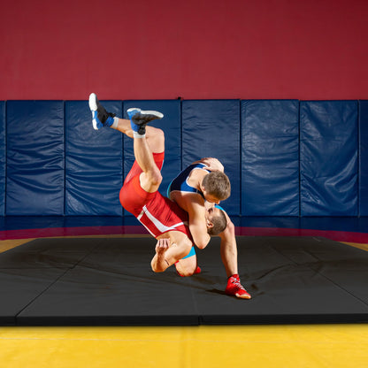 4-Panel Folding Gym Mat with 2-Inch Thick Padding
