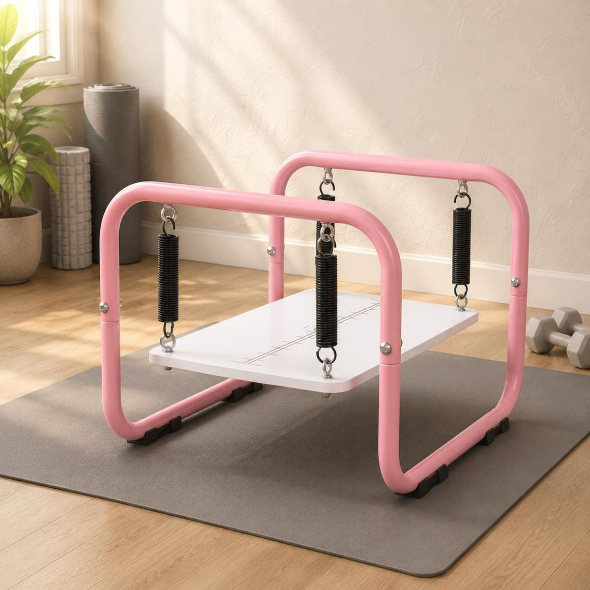 Spring-Loaded Balance Board for Strength & Stability