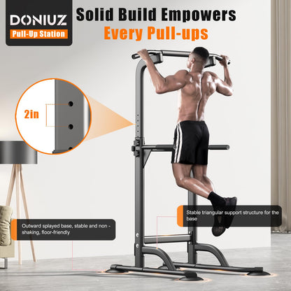 Adjustable Power Tower for Pull-Ups & Dip Training