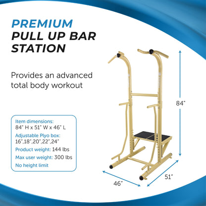 Free-Standing Pull-Up Tower for Calisthenics Training