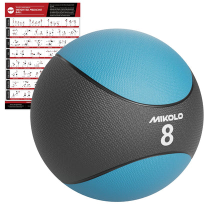 Rubber Slam Ball with High-Grip Textured Surface