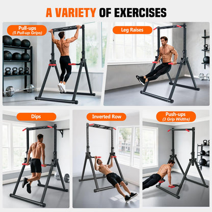 440LB Foldable Power Tower for Pull-Ups & Dips