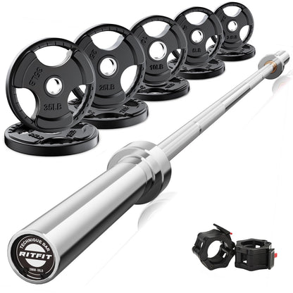 Olympic Barbell Weight Set for Full-Body Training