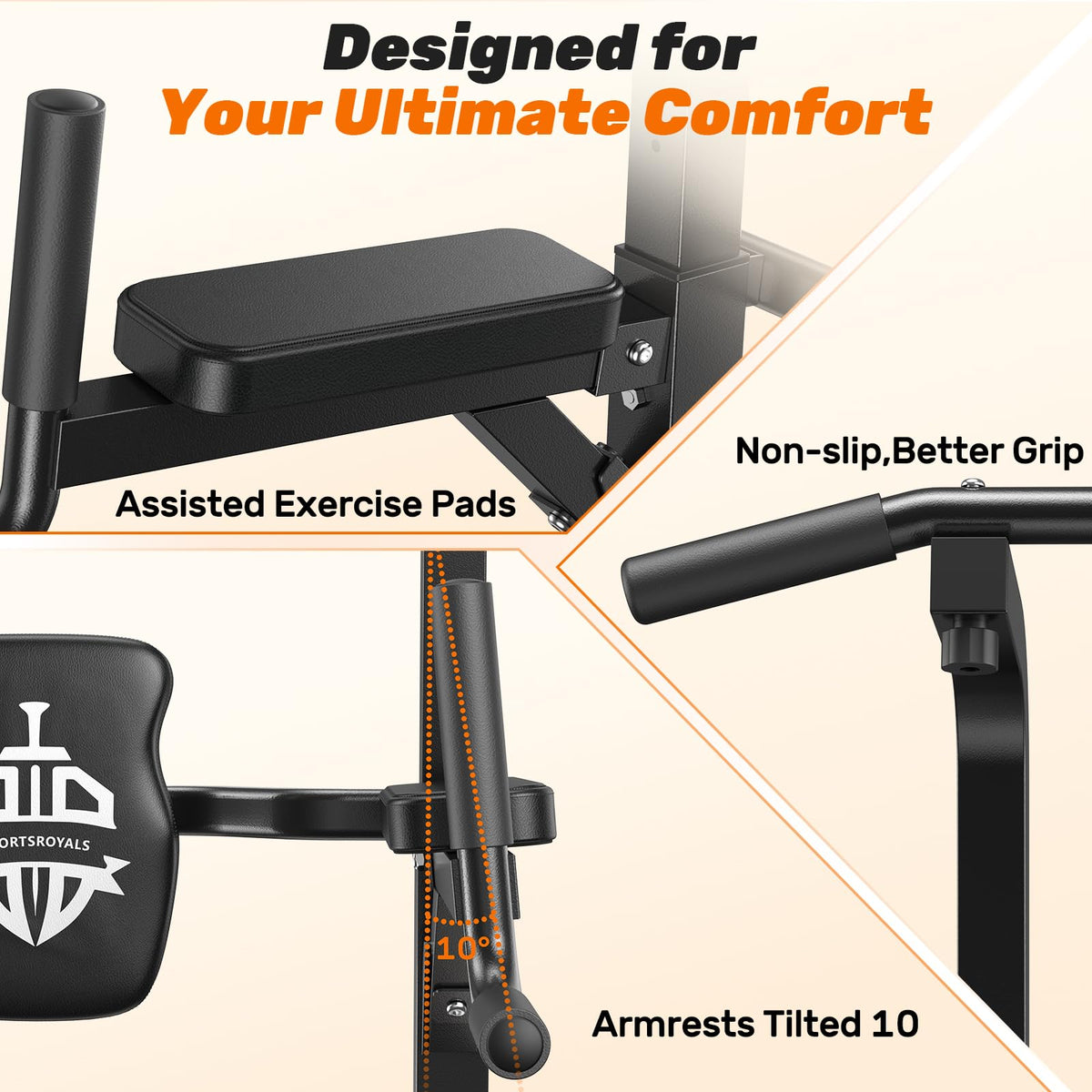 Free-Standing Pull-Up Tower for Full-Body Training
