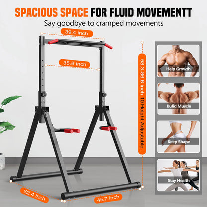 440LB Foldable Power Tower for Pull-Ups & Dips