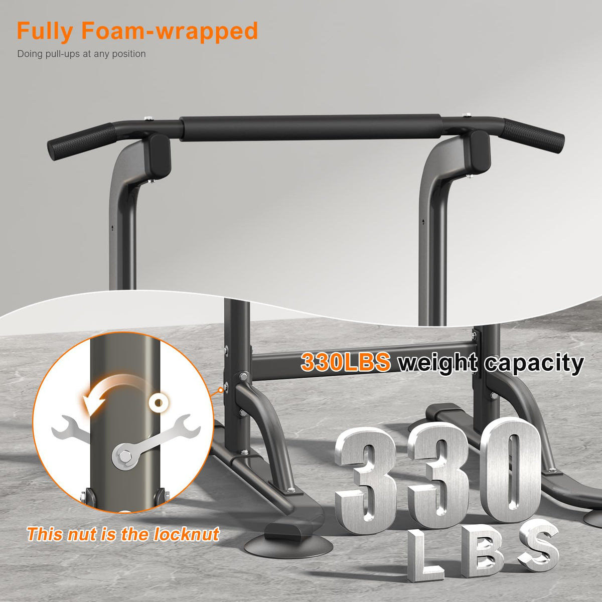 Adjustable Power Tower for Pull-Ups & Dip Training