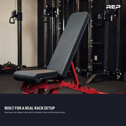 Foldable FID Weight Bench for Adjustable Training