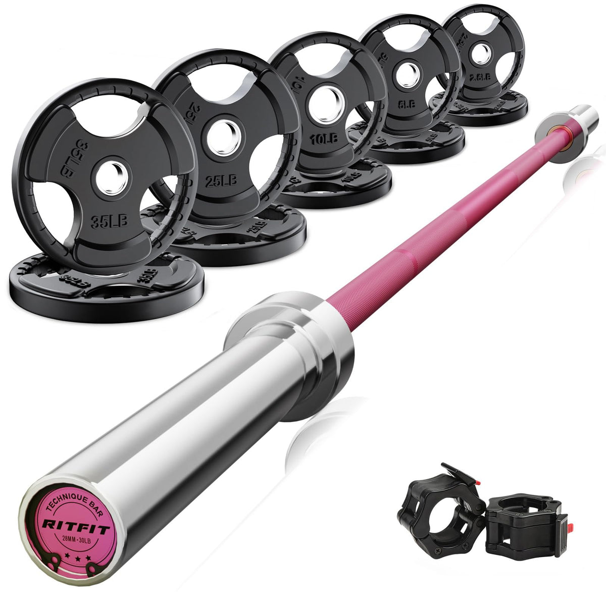 Olympic Barbell Weight Set for Full-Body Training