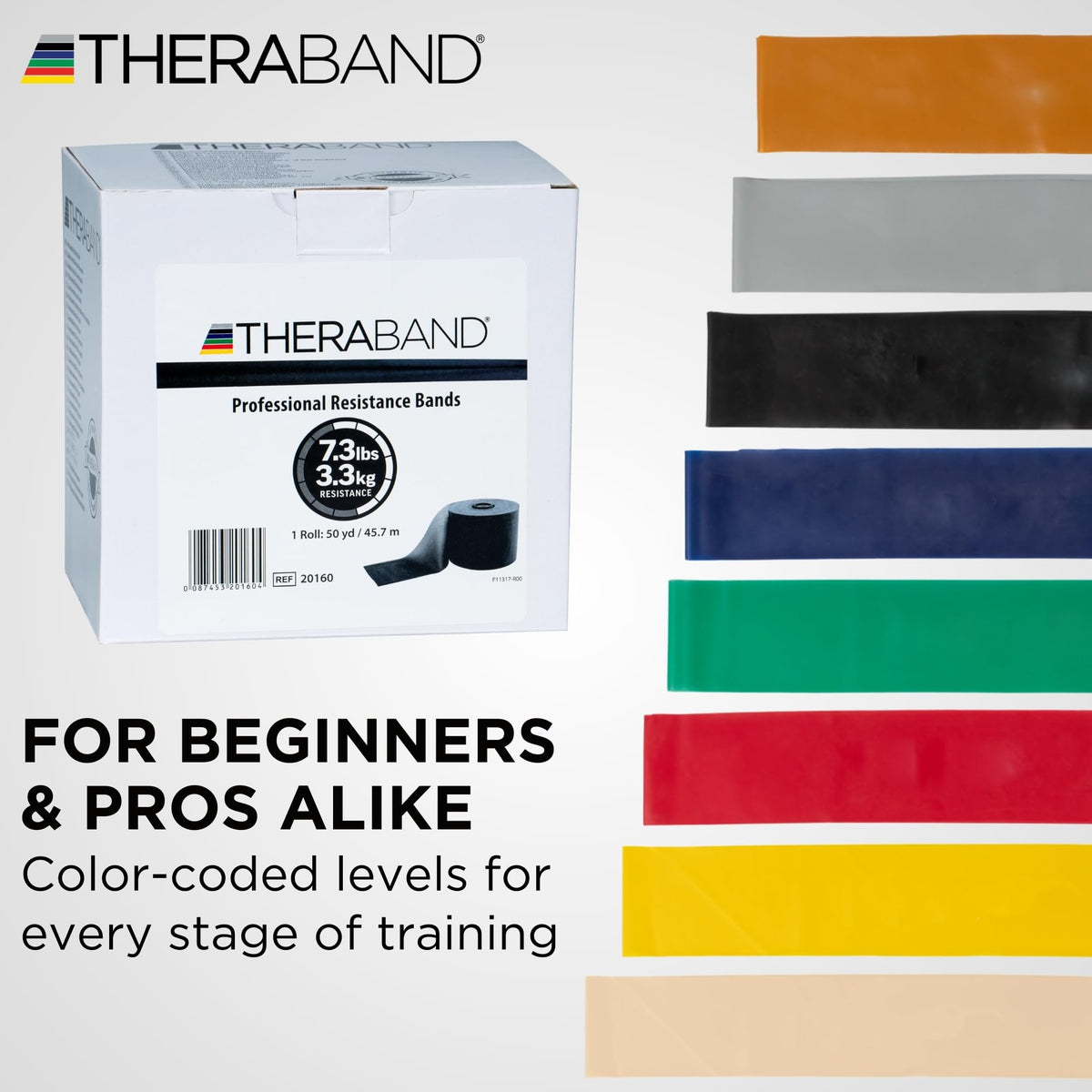 50-Yard Resistance Band Roll for Custom Training
