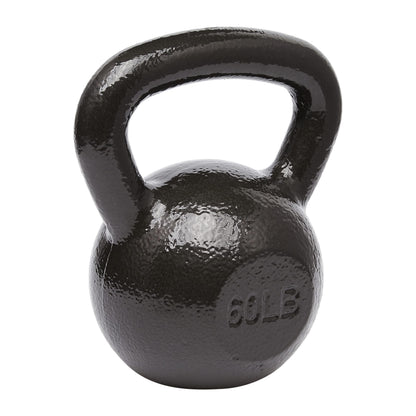Cast Iron Kettlebell with Textured Wide Handle