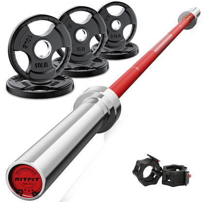 Olympic Barbell Weight Set for Full-Body Training