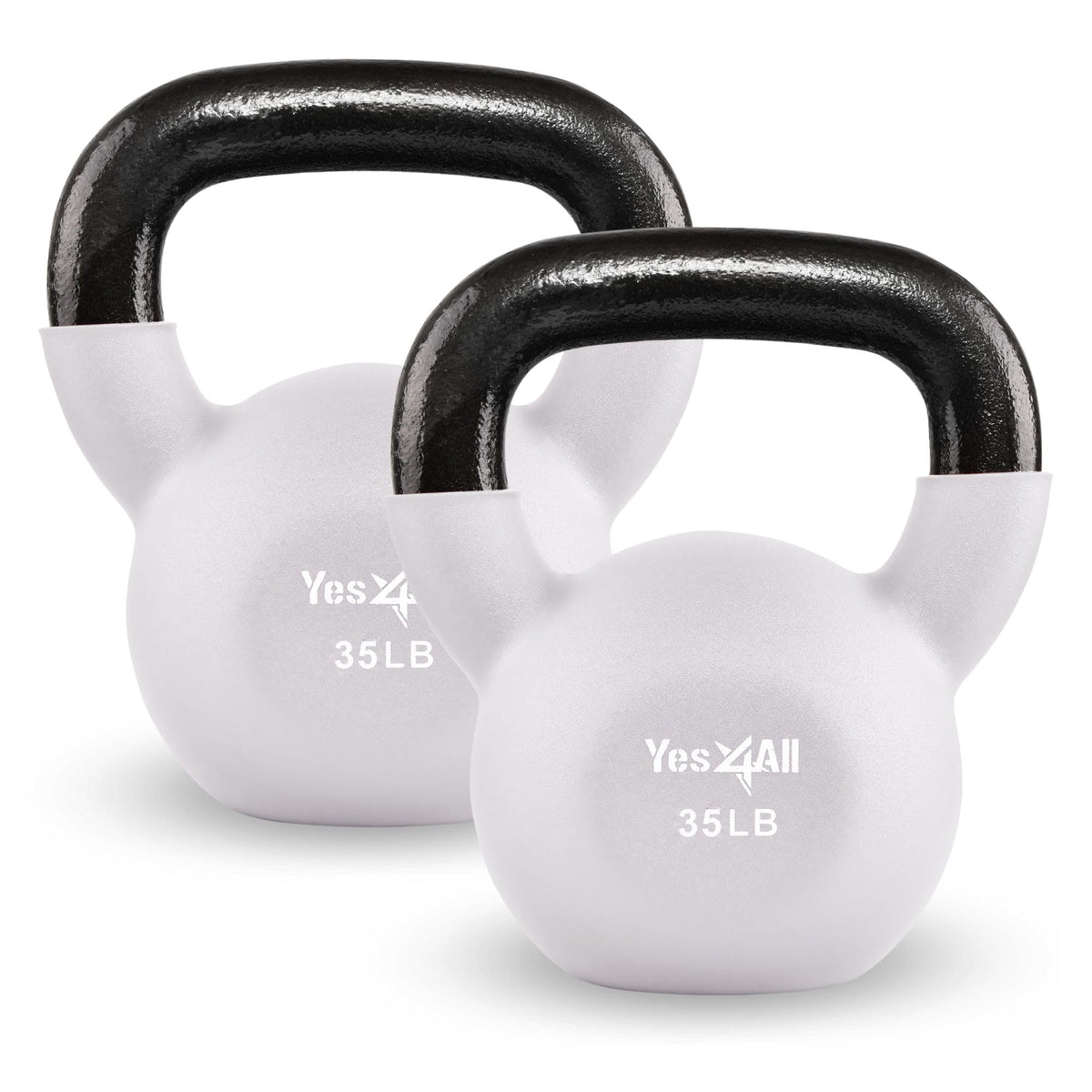 Neoprene Kettlebell with Wide Grip & Flat Base