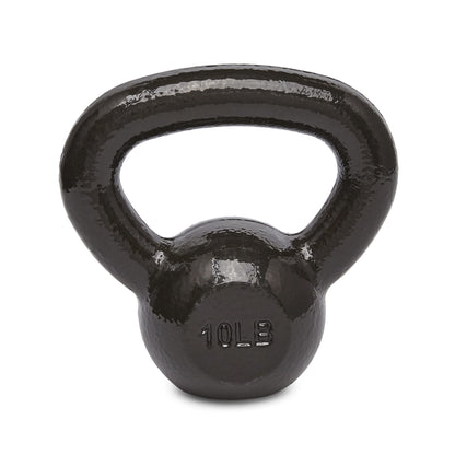 Cast Iron Kettlebell with Textured Wide Handle